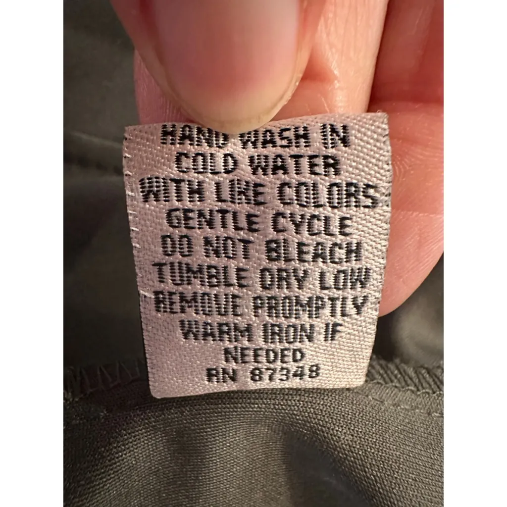 Star Style Olive Green Lace Up Grommet Crop Jacket Top Size Small Steampunk Boho - Image 7