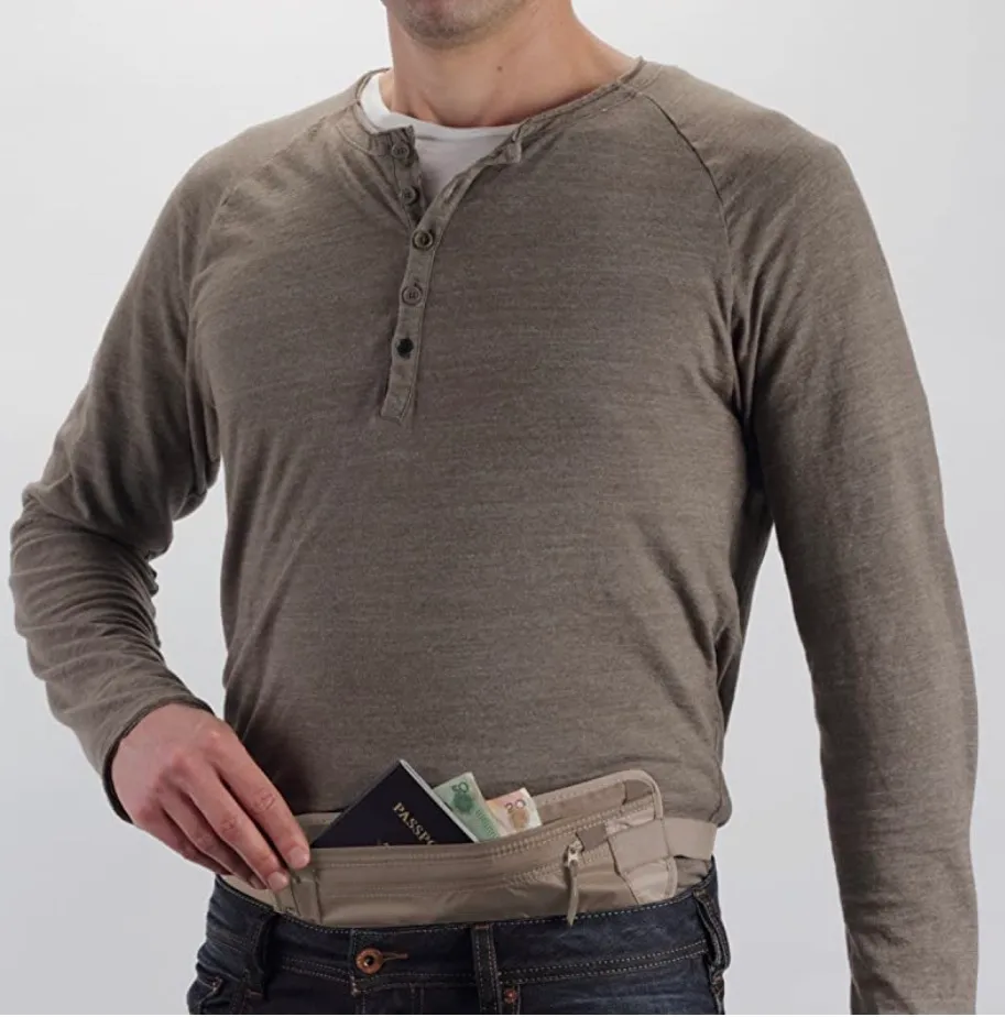 Eagle Creek Undercover Hidden Pocket Travel Money Belt Unisex Brown One Size - Image 2