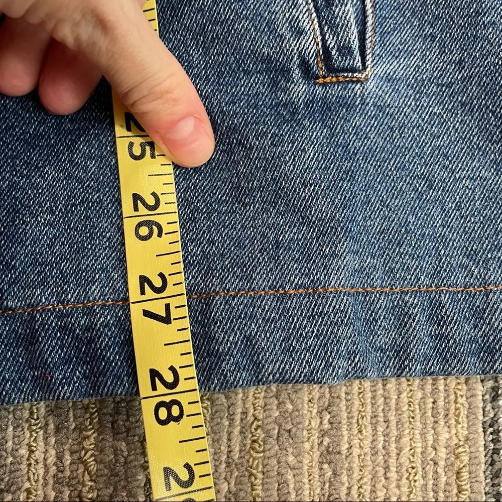 Y2K Liz Claiborne Flannel Lined Denim Shaket - Image 13
