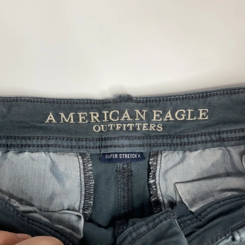 American Eagle Outfitters midi shorts gray size 0 - Image 5