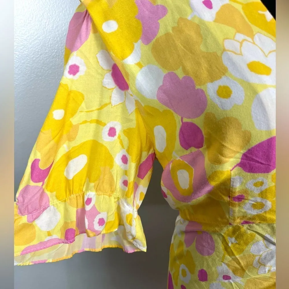 Rixo Ariel Colorblock Maxi Dress Yellow - Image 9