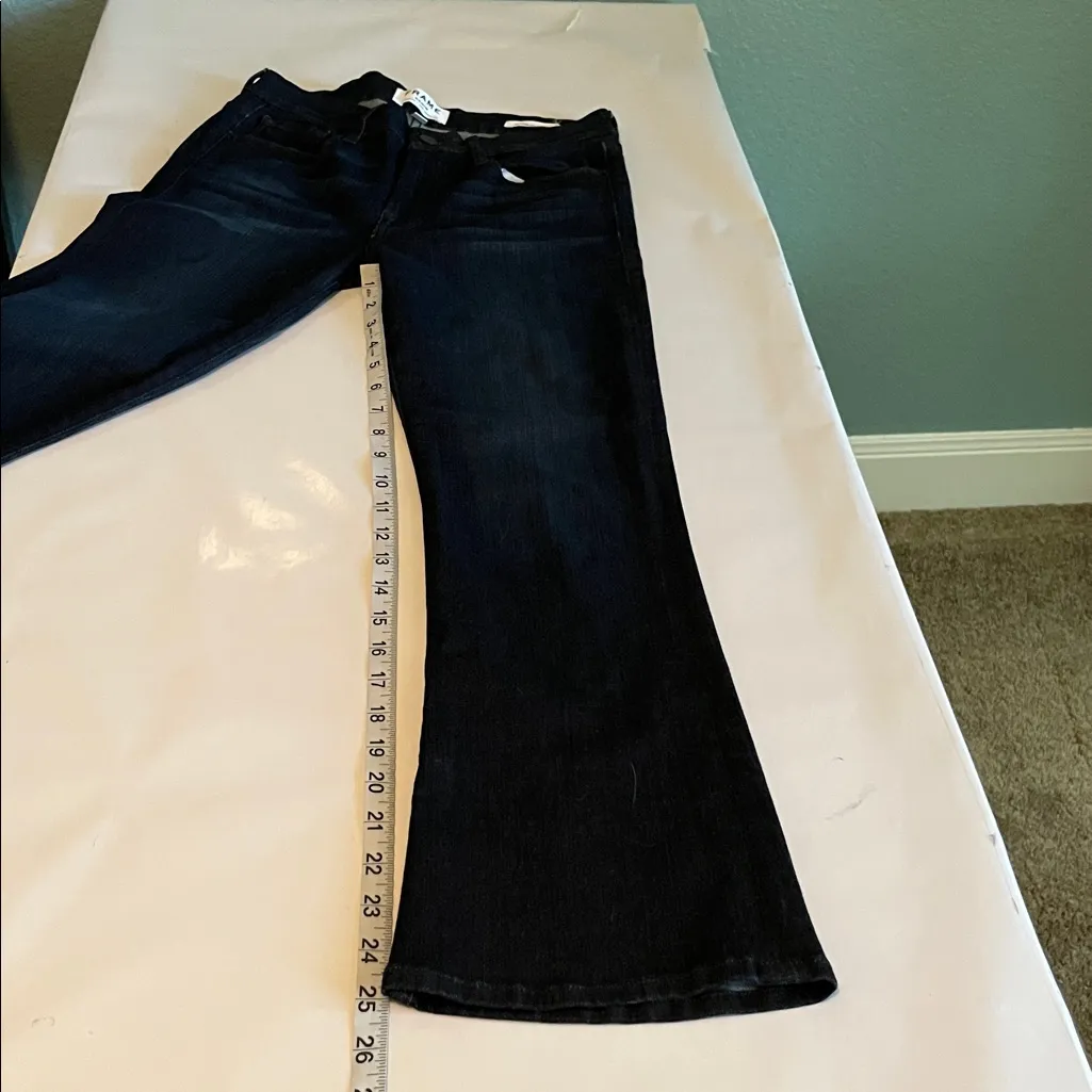 Frame Denim Le Crop Mini Boot Mid Rise Size 27 - Image 7