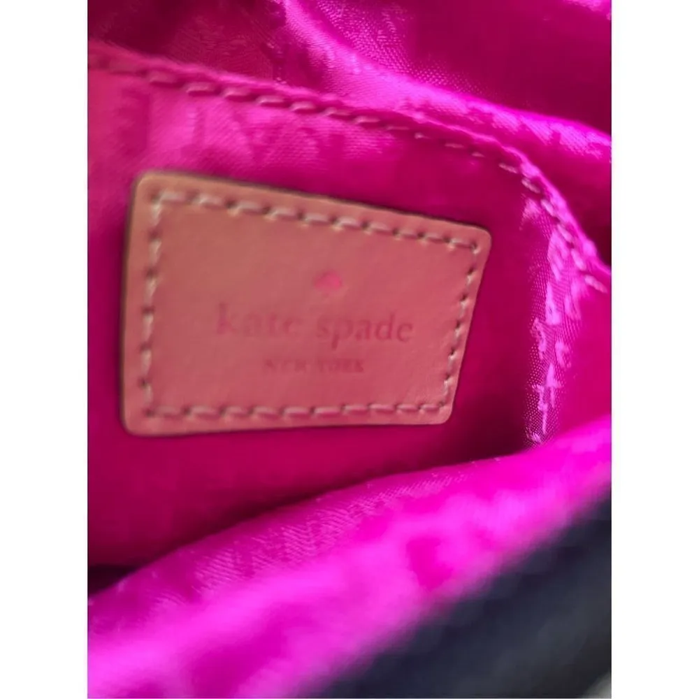 Kate Spade New York Kennedy Park Tess Crossbody Bag Black Nylon Leather - Image 4