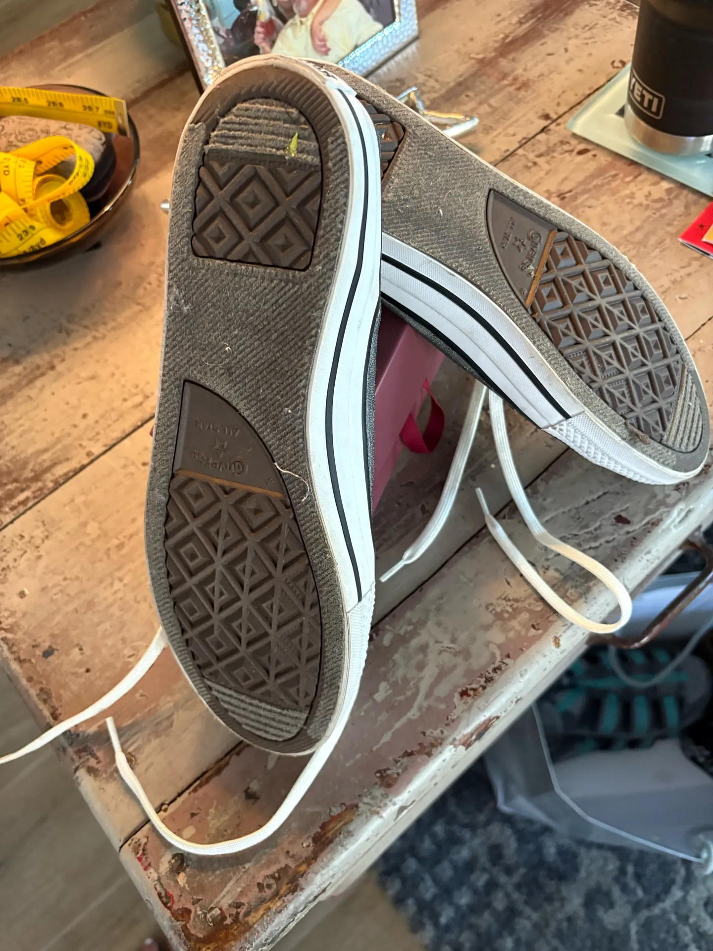 Grey Converse All Star Low-Top Sneakers NWOT - Image 5