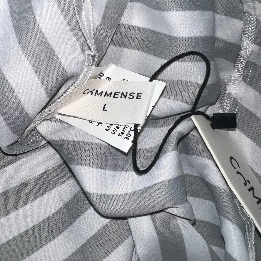 CoMMENSE Striped Pleated Cami Long Dress
COLOR - Image 8