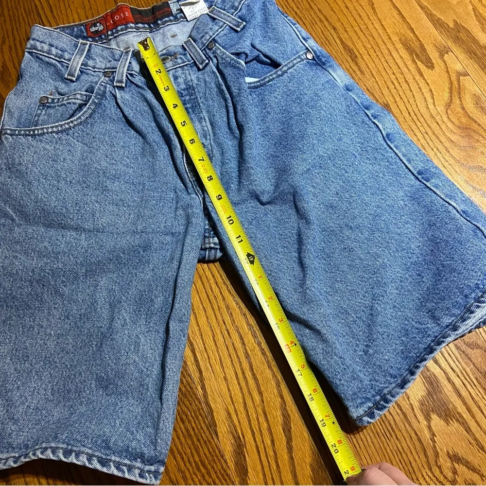 Levi Silver Tab Jean Shorts Size 28 100% Cotton - Image 6