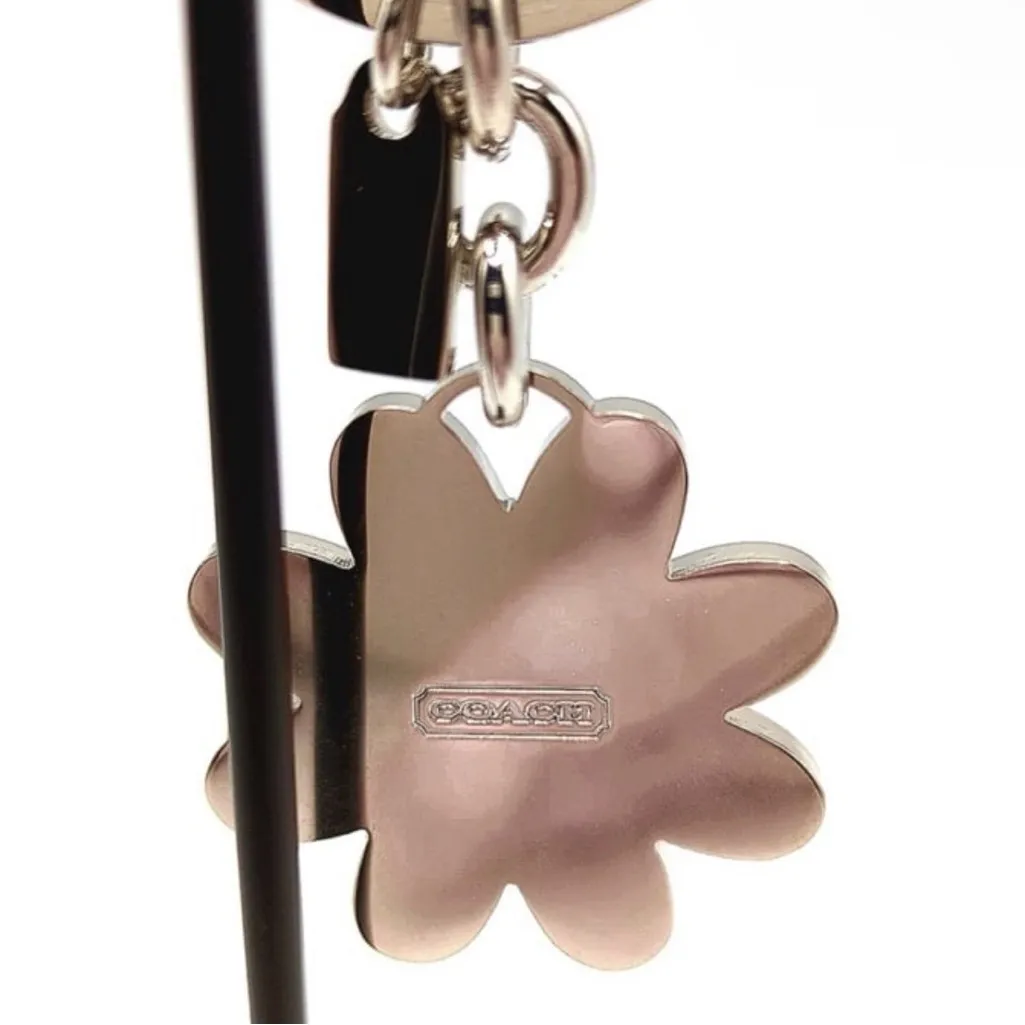 Coach Daisy Keychain Blue and White
Enamel NWOT - Image 3