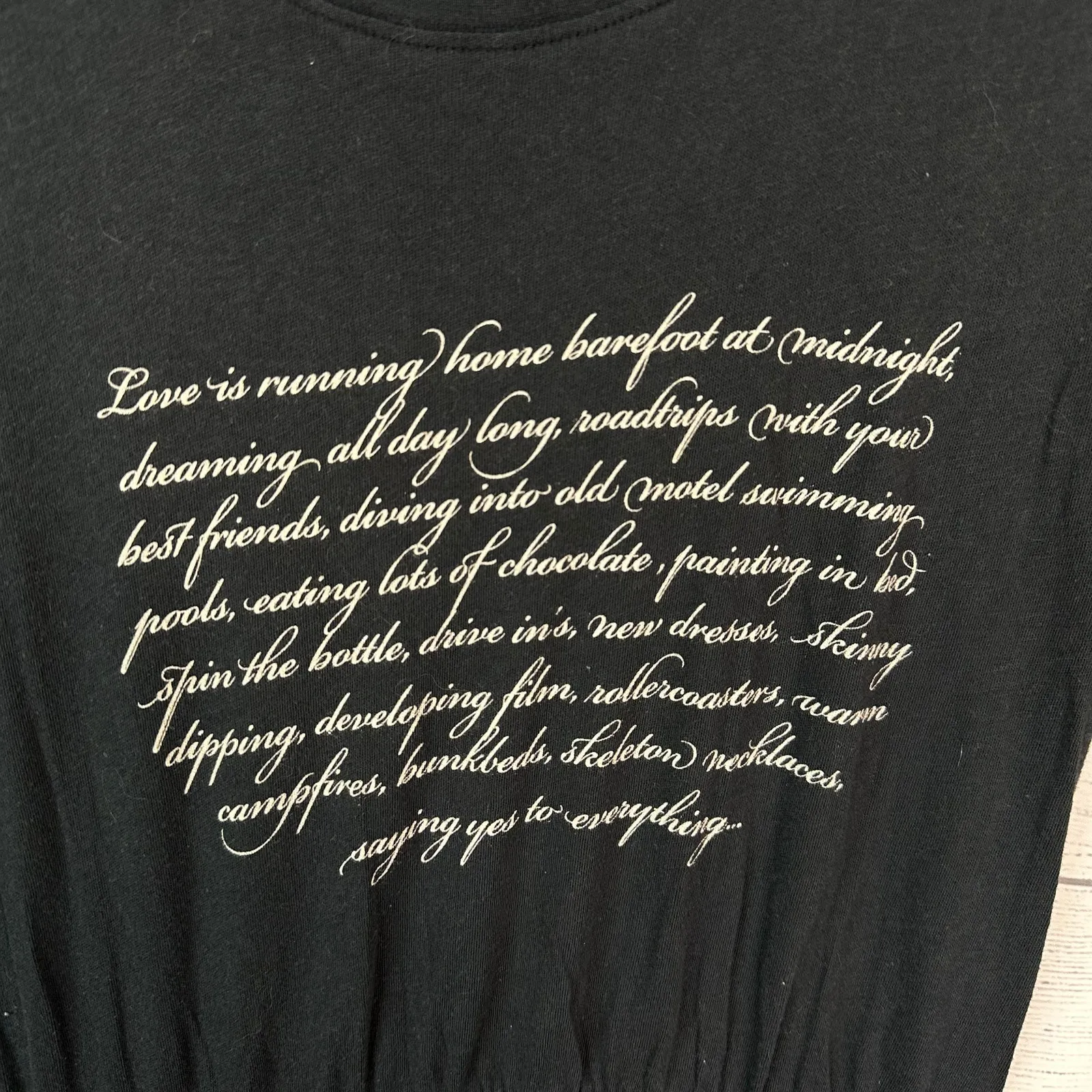 Wildfox Womens size Small This is Love Piper Maxi Dress Black - Image 9