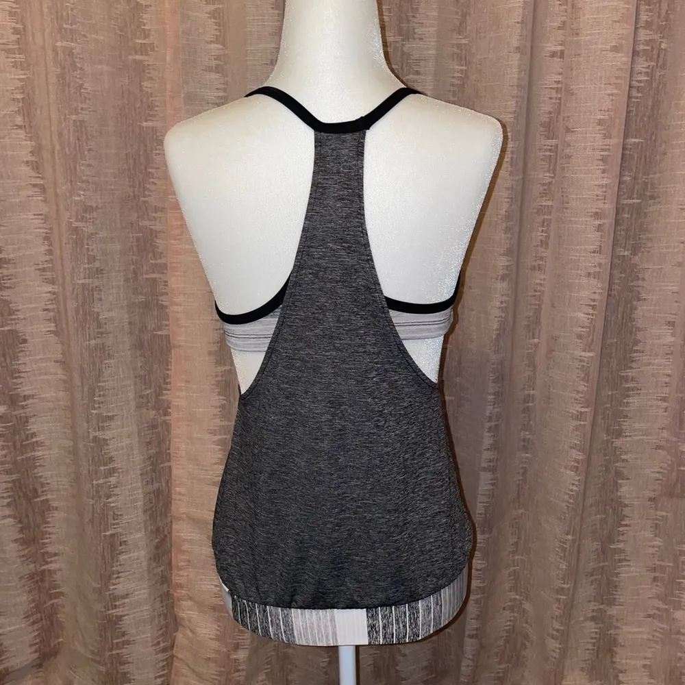 NIKE stripe layered tankini tank top size S - Image 6