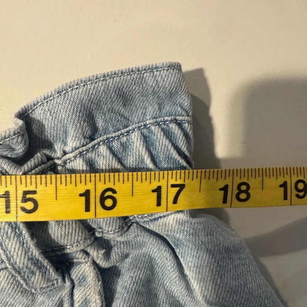 LOFT Light Blue Jean Shorts - Image 6