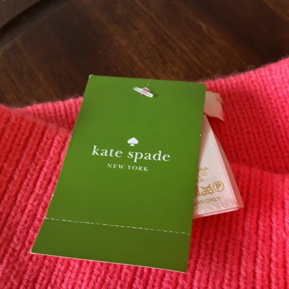 Kate Spade : Pink Solid Bow Turtleneck- Wool Blend- Winter - Image 4