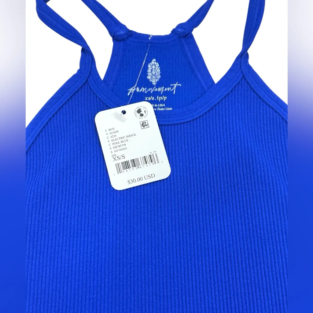 NWT Free People Happiness Runs Crop Tank in Electric Shock - Image 6