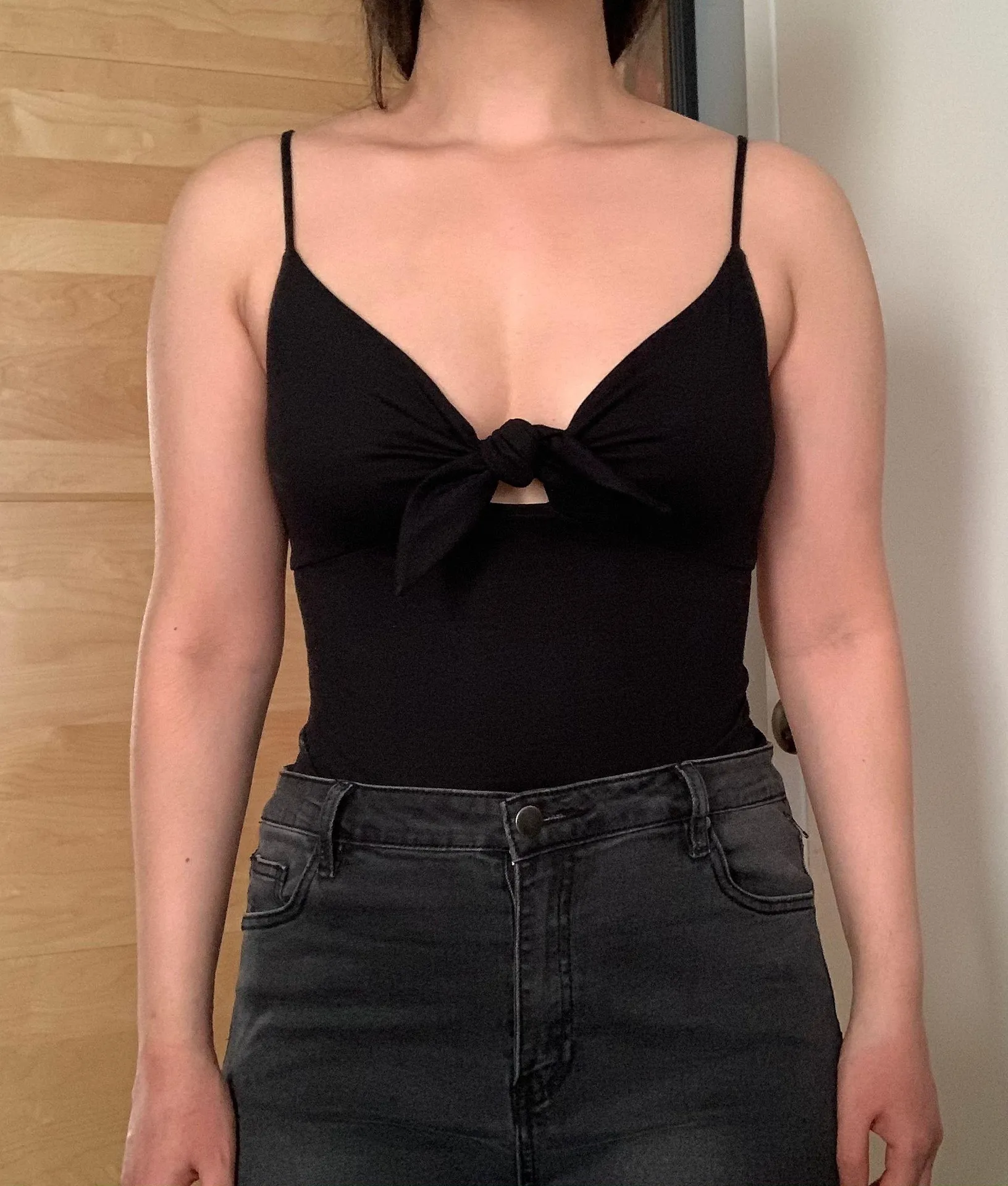 EXPRESS Tie Front knot bow Cami tank top - Image 2