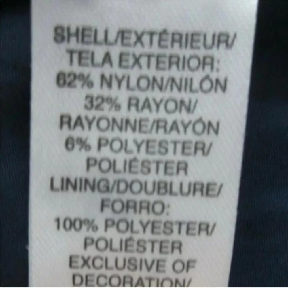 LOFT Ann Taylor 8 Navy Black Lace Embroidered Pencil Lined Skirt - Image 5