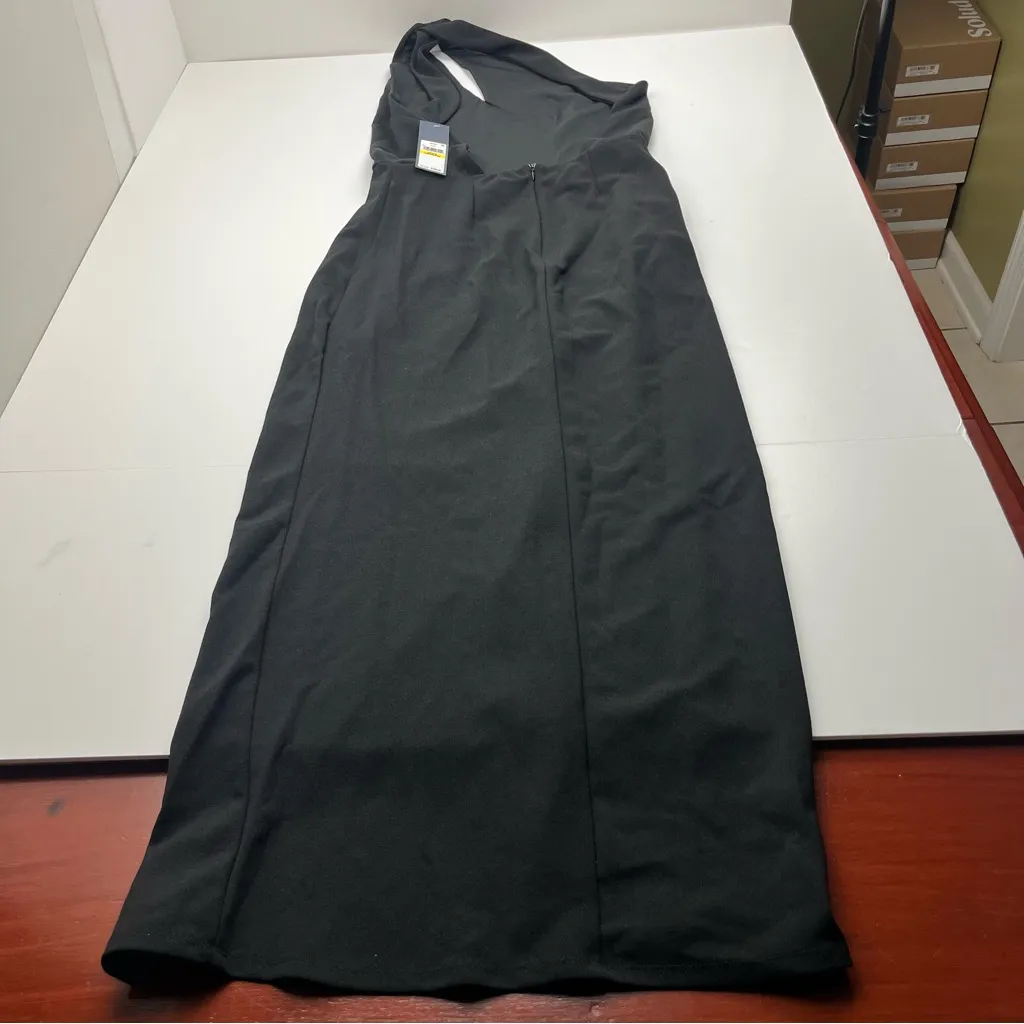 Rachel Rachel Roy One Shoulder Women Size Medium Black Dress Evening Wedding NEW - Image 15