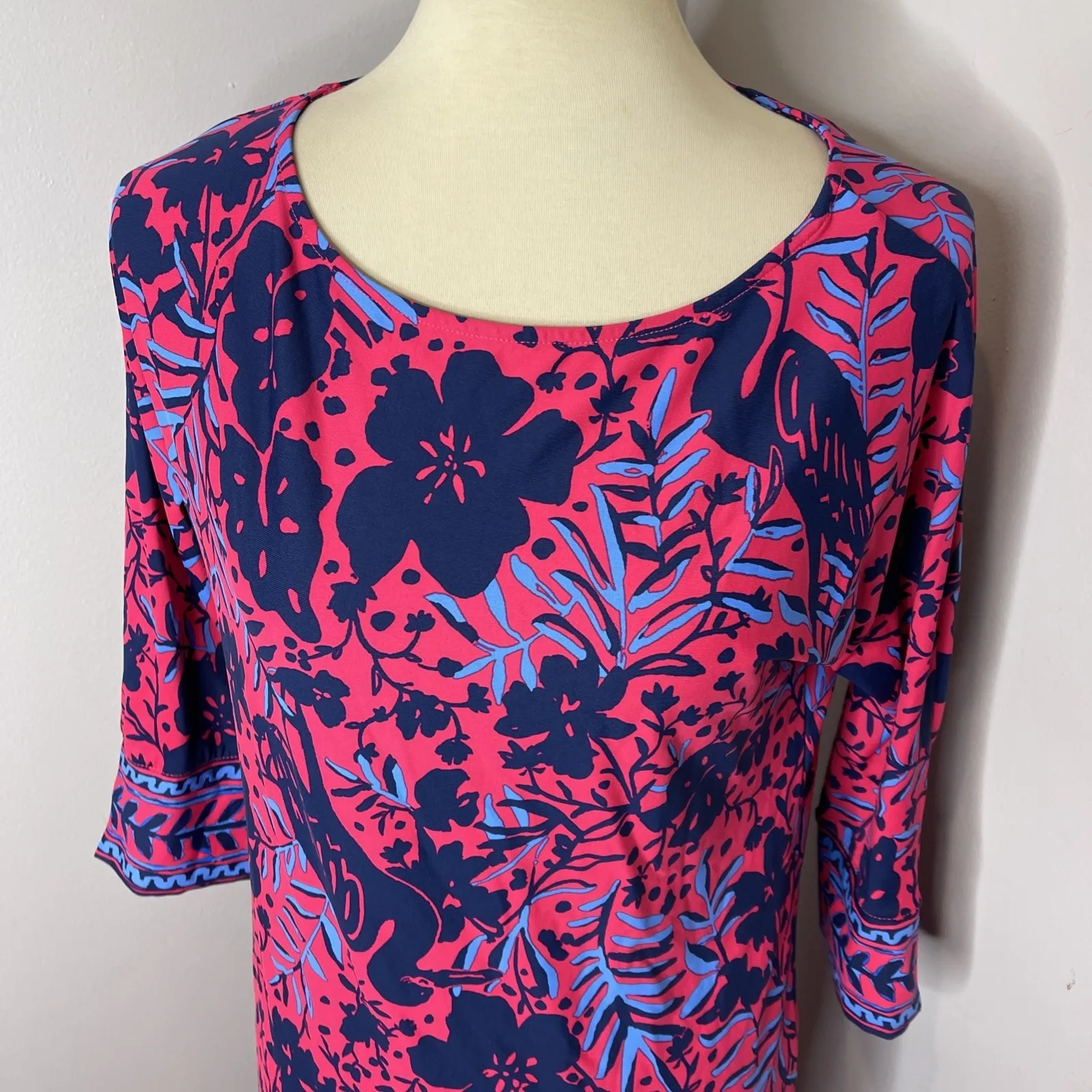 Lilly Pulitzer Braedyn UPF 50 Shealth Dress in Ruby Red Heron My‎ Own XS - Image 6