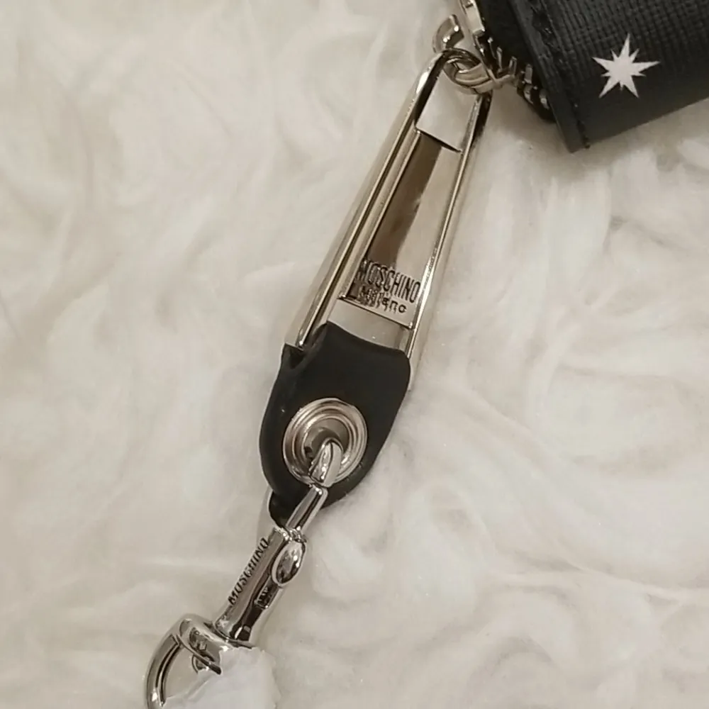 💕MOSCHINO💕 Space Ship Bear Zip Around Wallet - Image 9