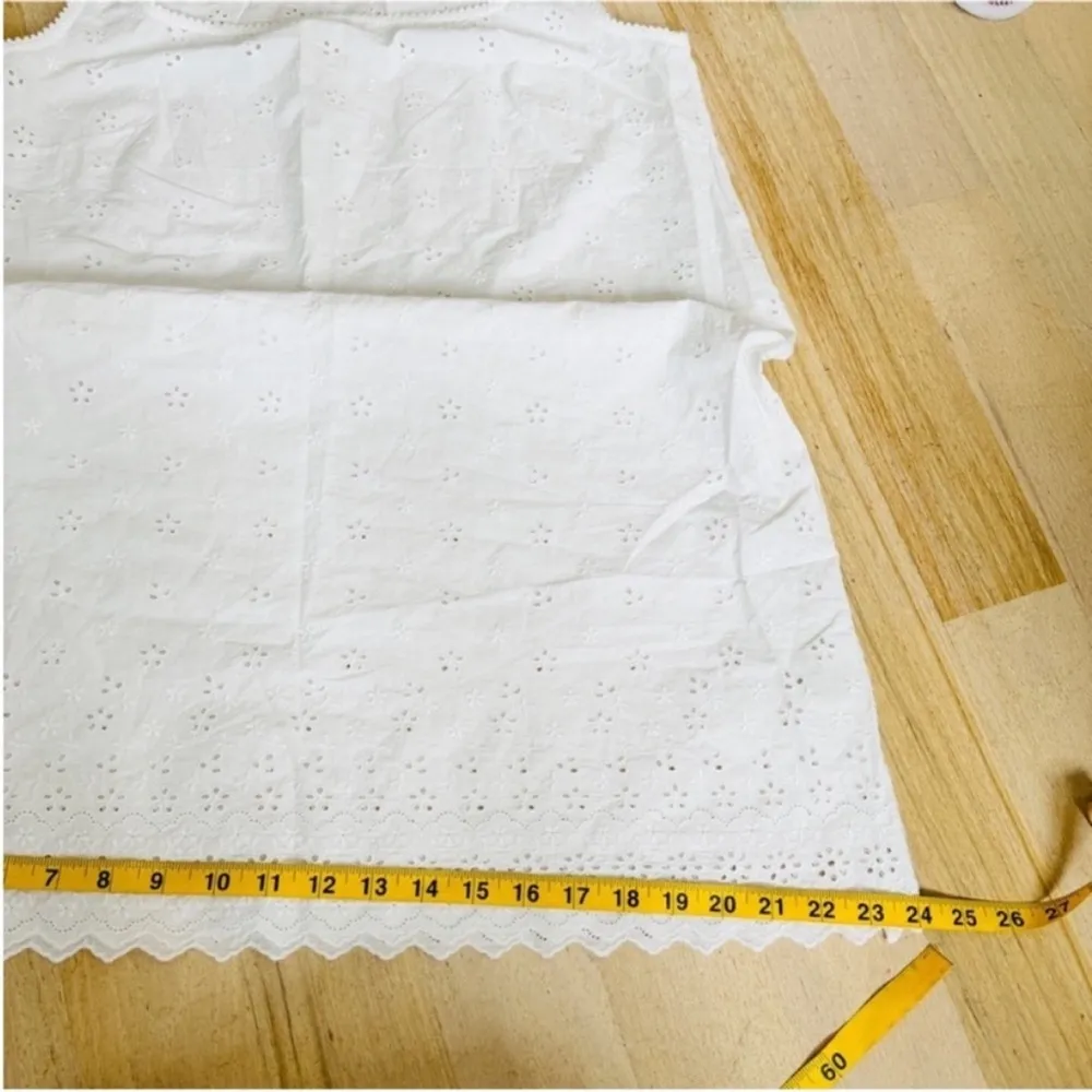 DOEN 100% organic cotton carina mini dress in salt NEW White Size L - Image 11