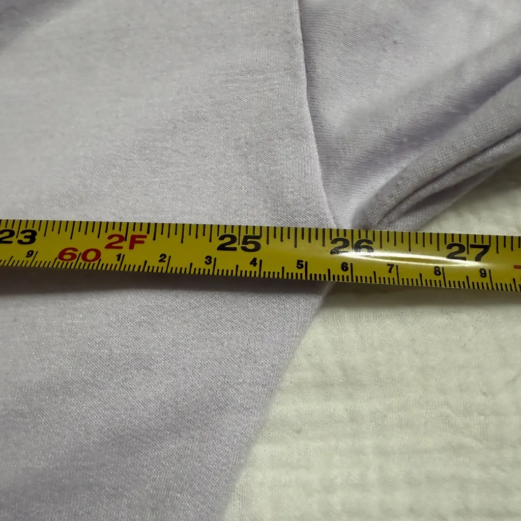 Freely Open Back Liliac long sleeve shirt top size XL Purple - Image 8