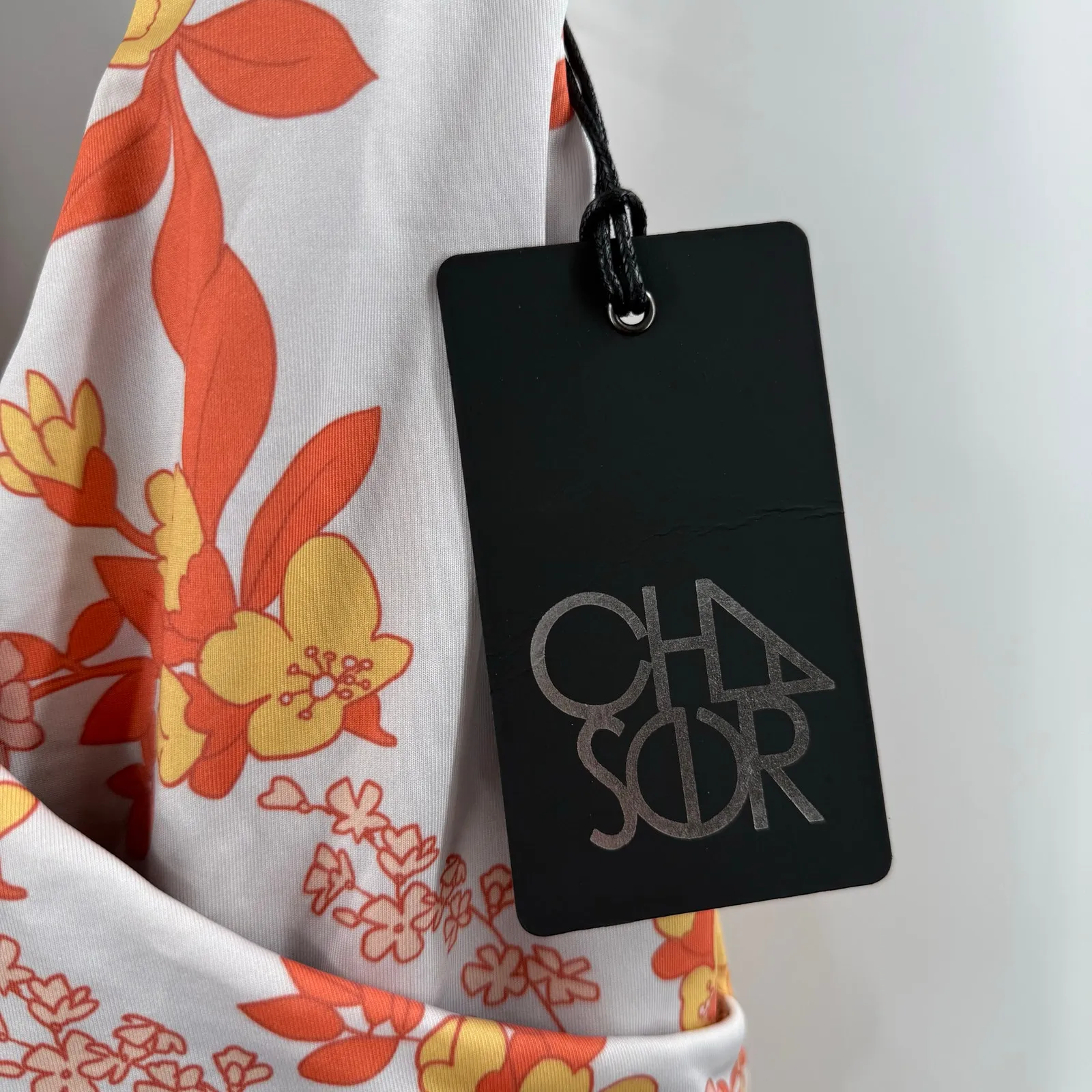 CHASER Swimsuit SZ Small One Piece NWT 70’s Retro Style Floral Print Hippie Boho - Image 4