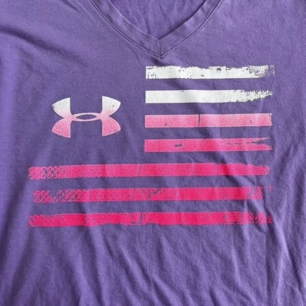 Under Armour Fitted Heat Gear Tee Small - Image 6