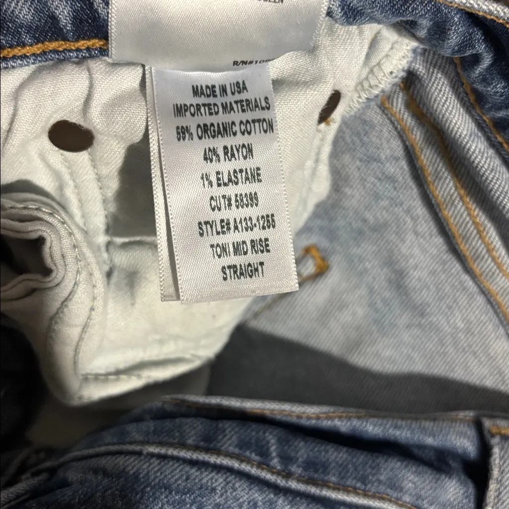 Agolde Toni mid rise straight jeans - Image 5