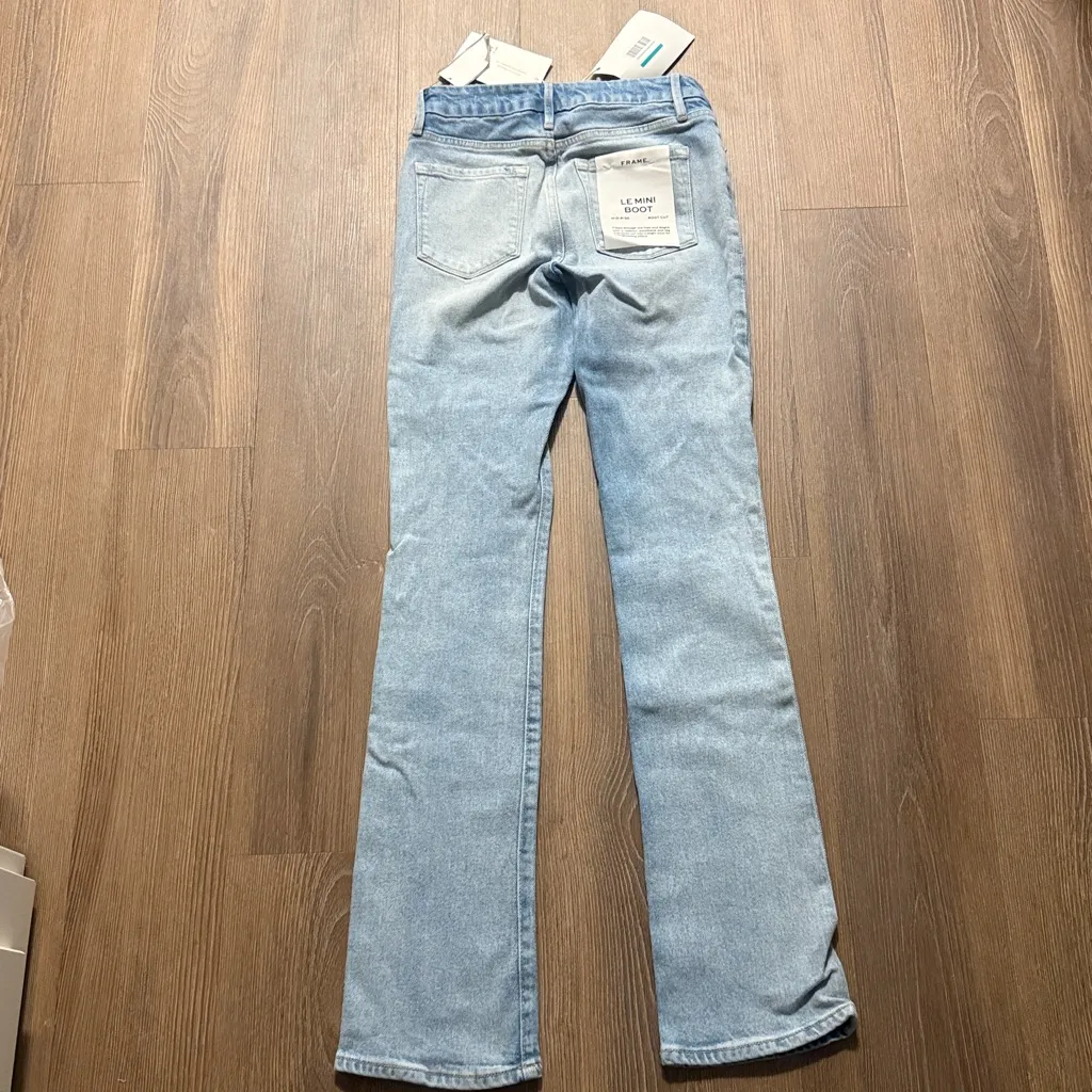 NWT FRAME DENIM LE MINI BOOT MID RISE JEANS - Image 7