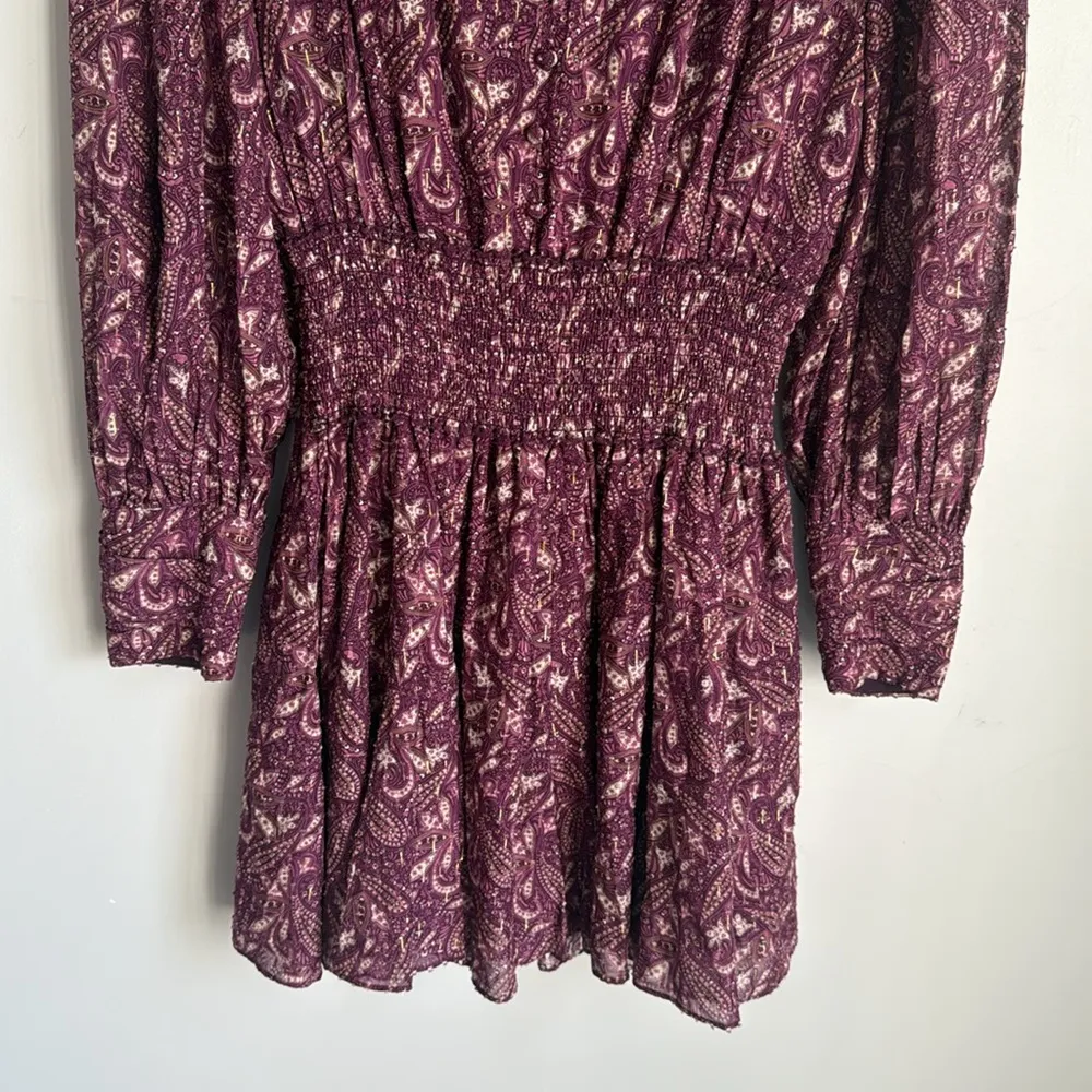 Intermix Lana Printed Smocked Mini Dress 4 - Image 6