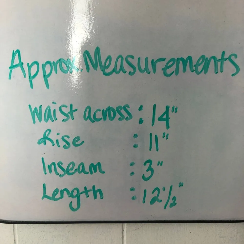 Vinteage Paris Blues Shorts Juniors 9 Button Fly Western Rodeo Cowgirl Coquette - Image 10