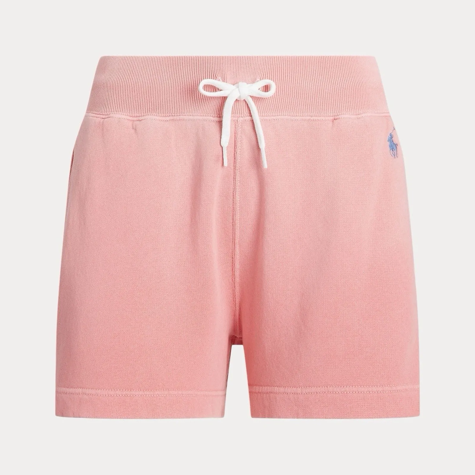 Polo Ralph Lauren Fleece Drawstring Pink Cotton Womens Shorts - Image 3