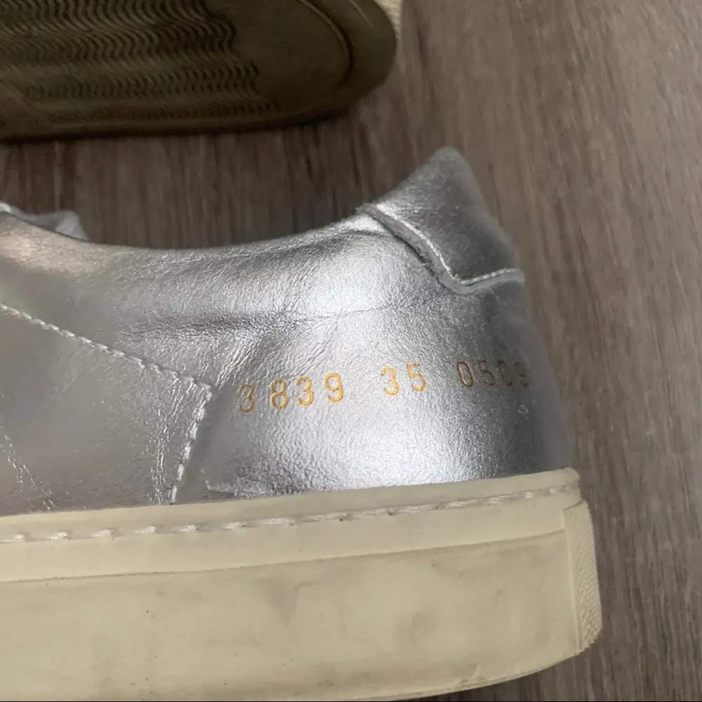 Common Projects | Achilles Silver Metallic Sneaker Size undefined - Image 15