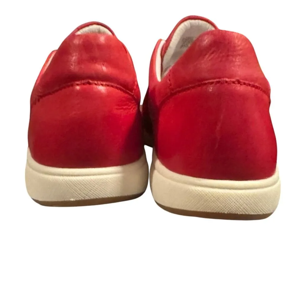 JOSEF SEIBEL Caren 18 RARE Red Leather Sneakers EURO 42 New in Box MSRP $150 Size 11 - Image 15