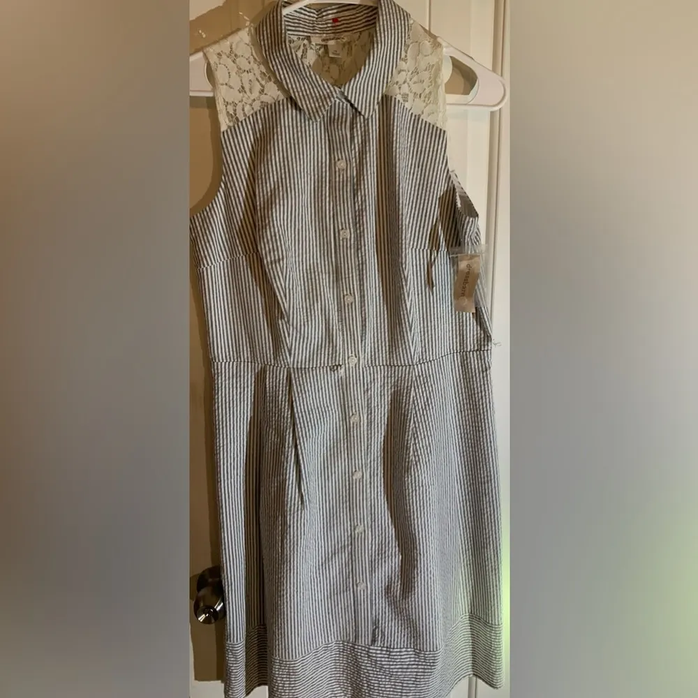 Dressbarn Women Stripe Summer dress Sz10 - Image 2