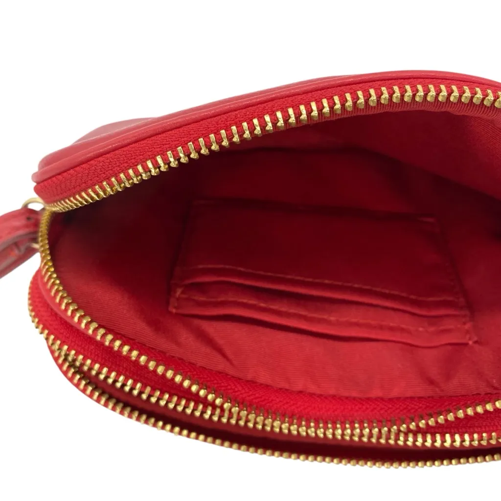 Coach Sadie Shoulder Bag In Bright Cherry Leather - Image 10