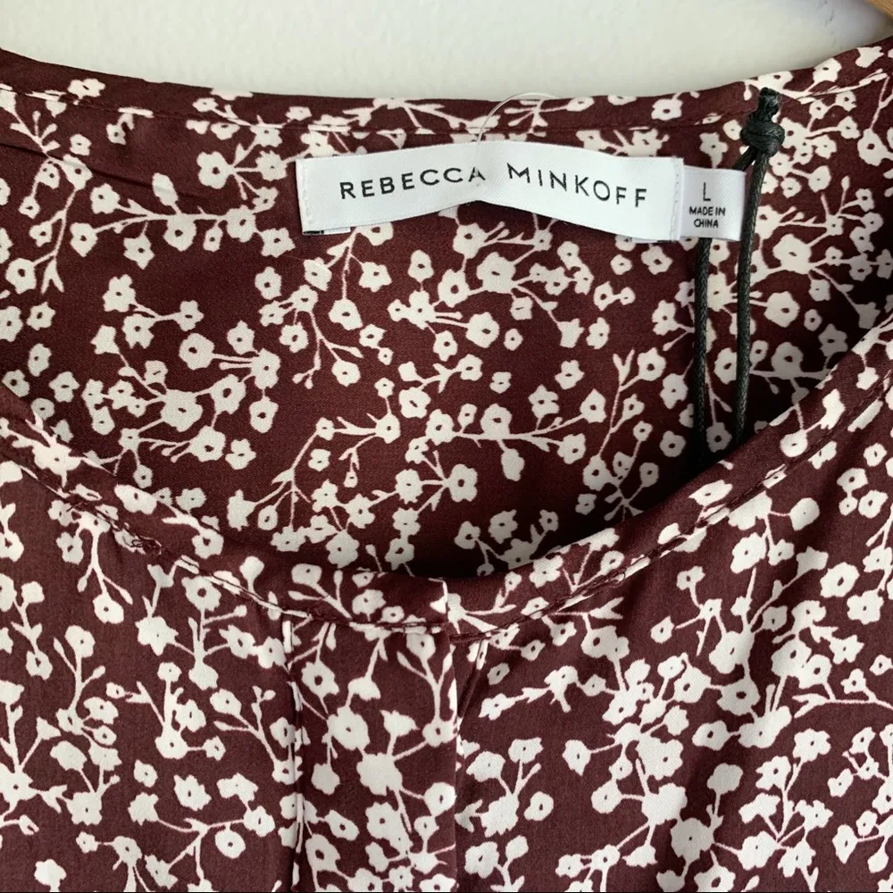 NWT Rebecca Minkoff Selandra Ruffle Floral Dress - Image 15