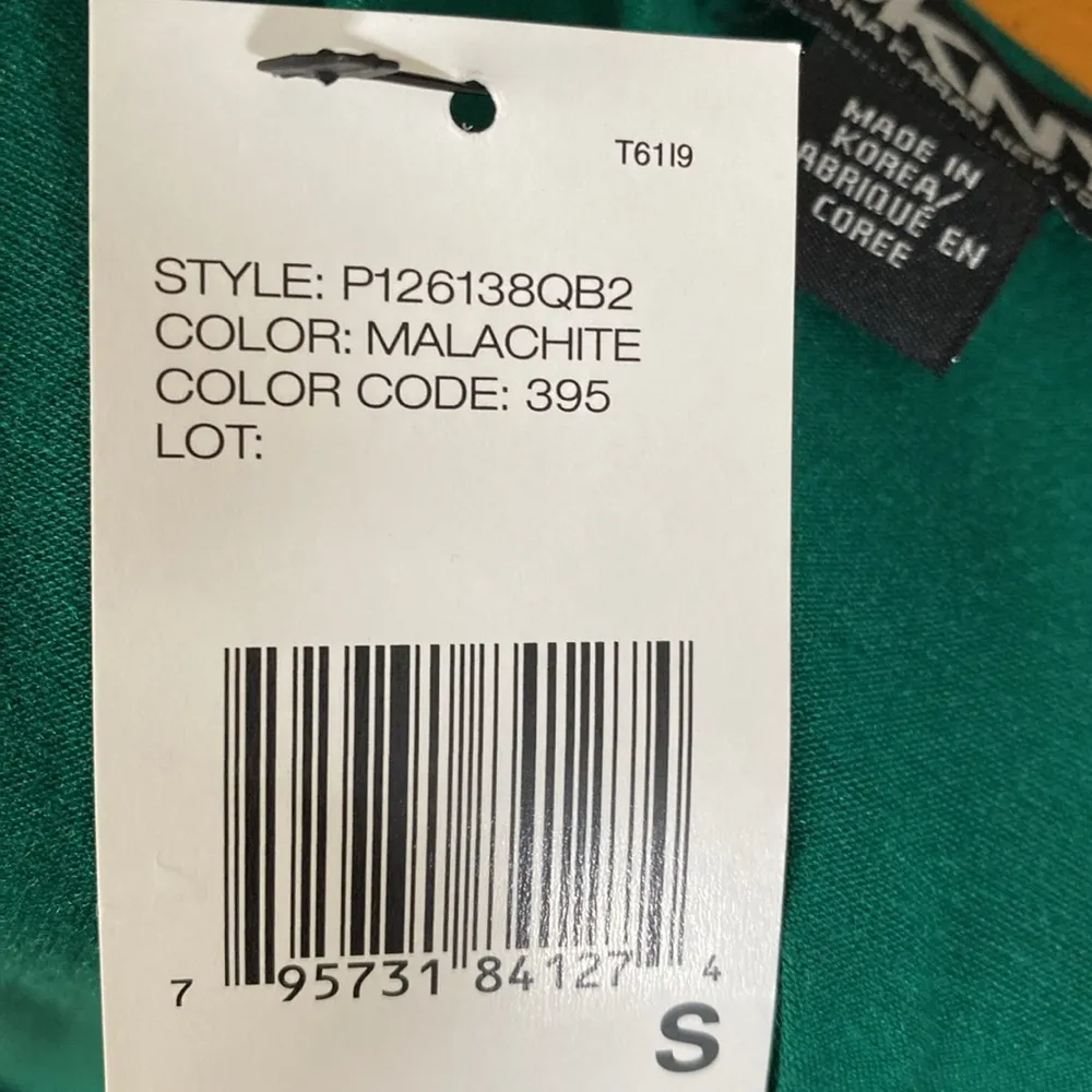 DKNY Green Dress Emerald Malachite S NWT ribcage bias cut Y2K - Image 9
