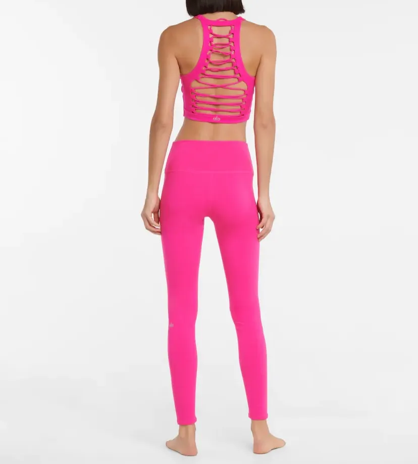 Alo Yoga Hot Pink Set - Image 4