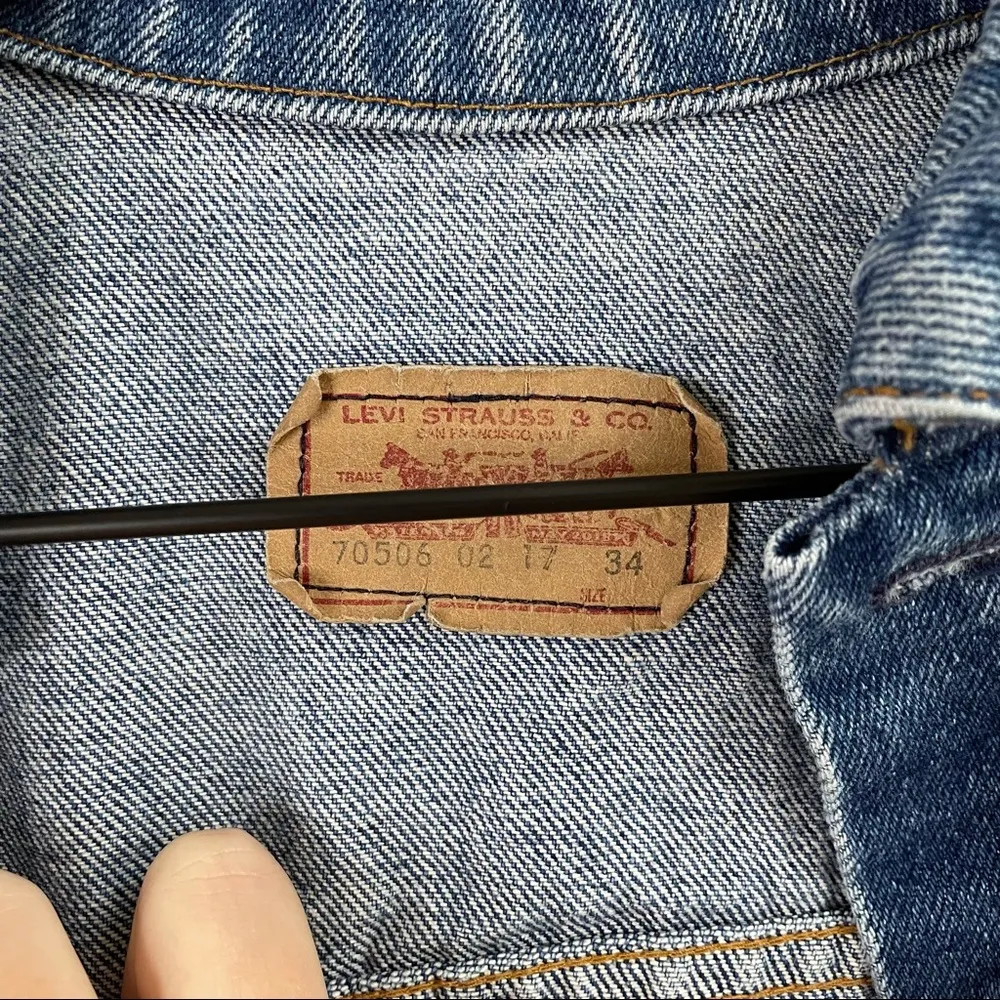 Vintage Levi’s Denim Jean Jacket 80’s - Image 20