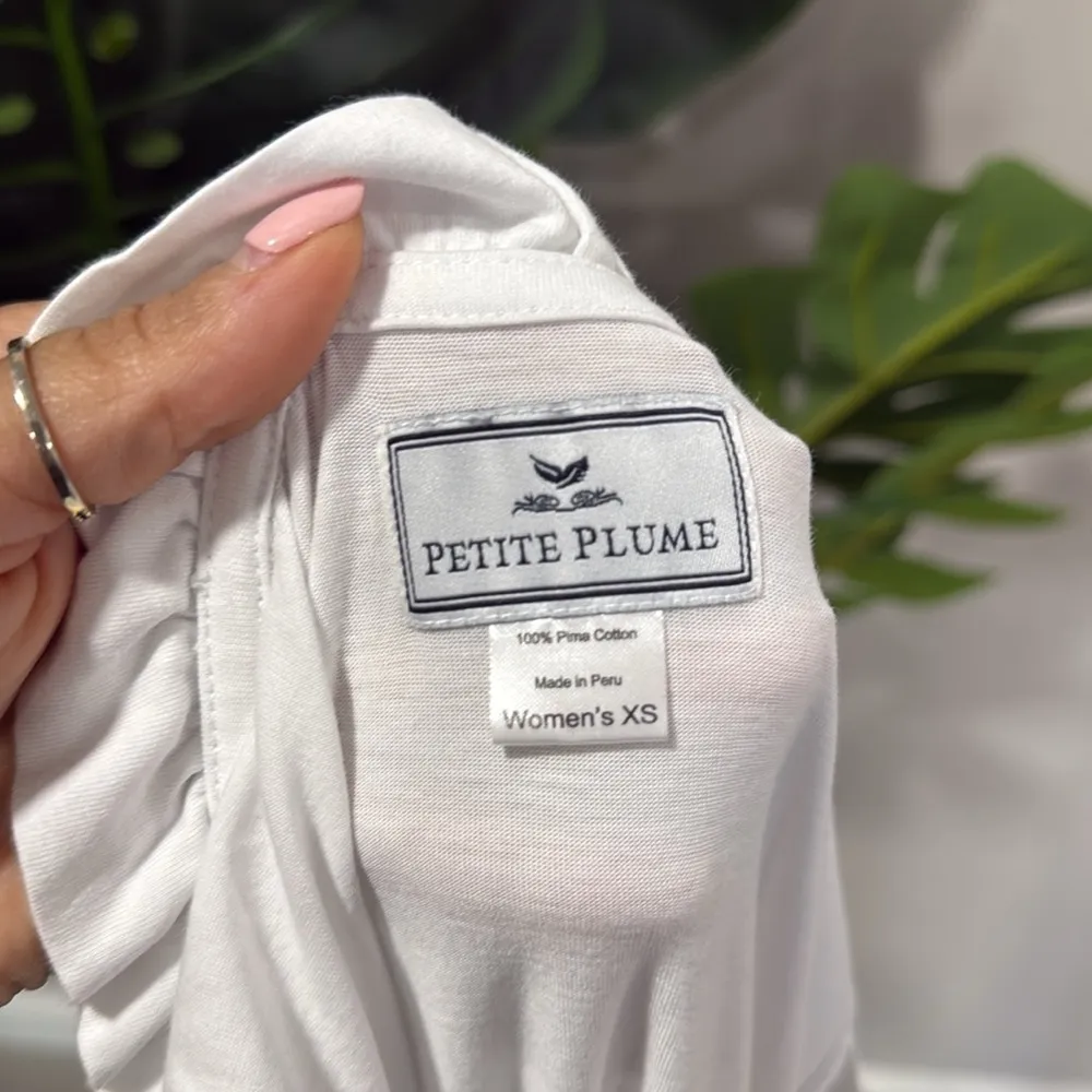 PETITE PLUME tiered high low stretch sleeveless summer dress tassel tie front White Size XS - Image 7