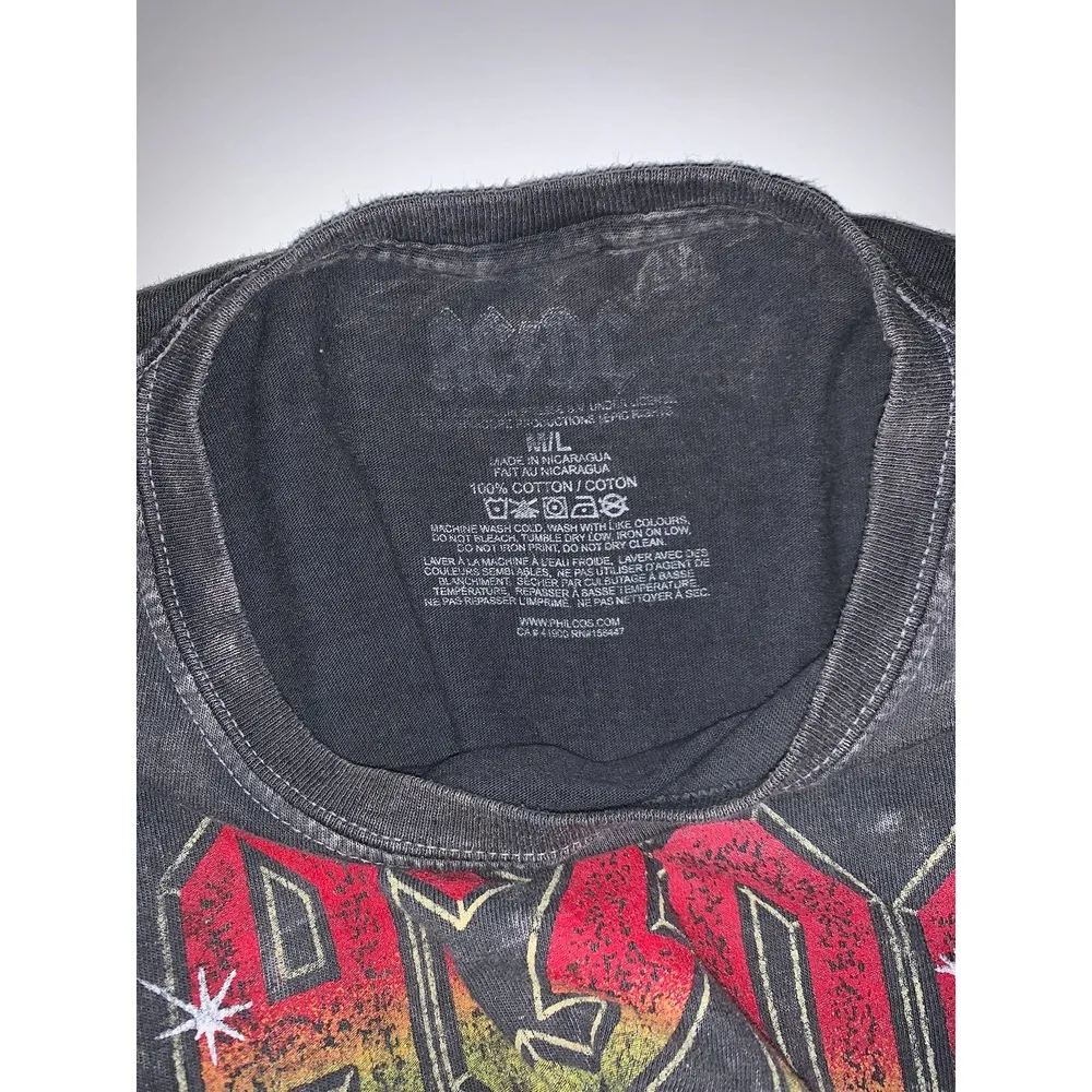 Band Angus Young Tee Shirt - Gray - Image 8