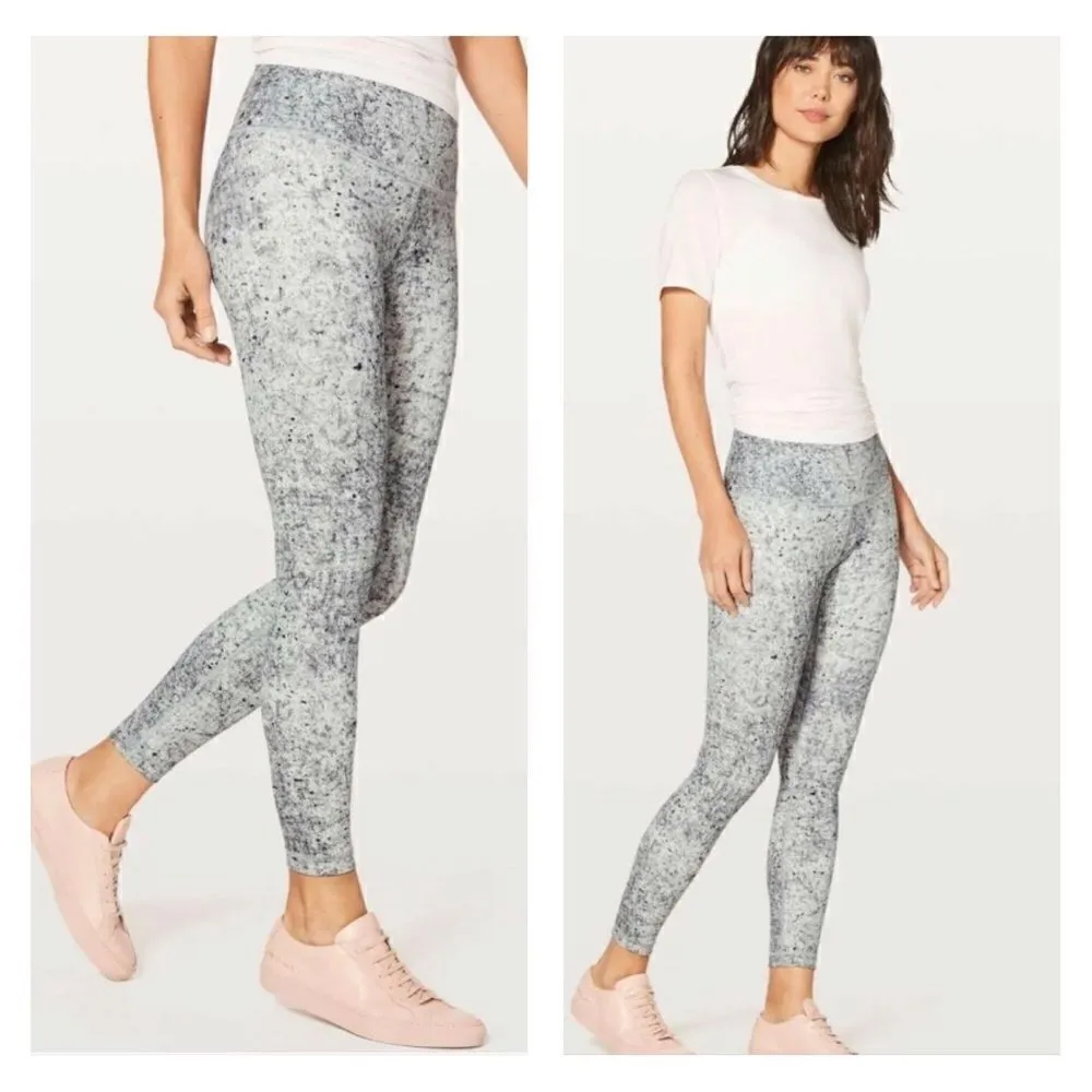 Lululemon antiqued alpine white multi Wunder Under low rise leggings 4 - Image 3