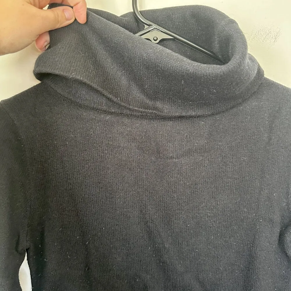 Ralph Lauren Black Cowl Neck Cashmere Blend Sweater - Size: Medium - Image 3