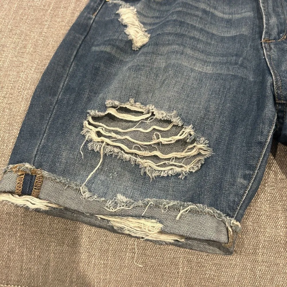 Articles Of Society Shorts Women’s Size 27 Blue Distressed Denim Jean - Image 5