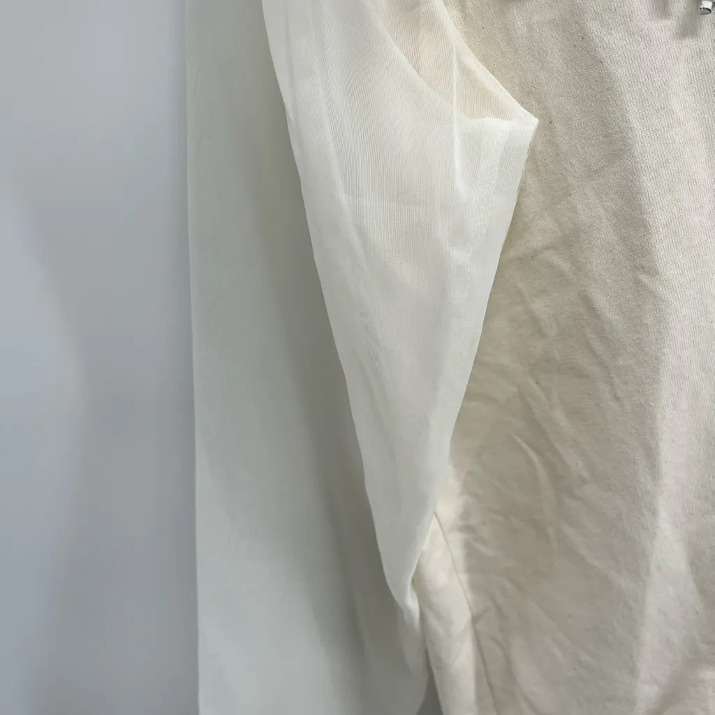 Women's Cream and Multicolor Fringe Top Red Size undefined - Image 3