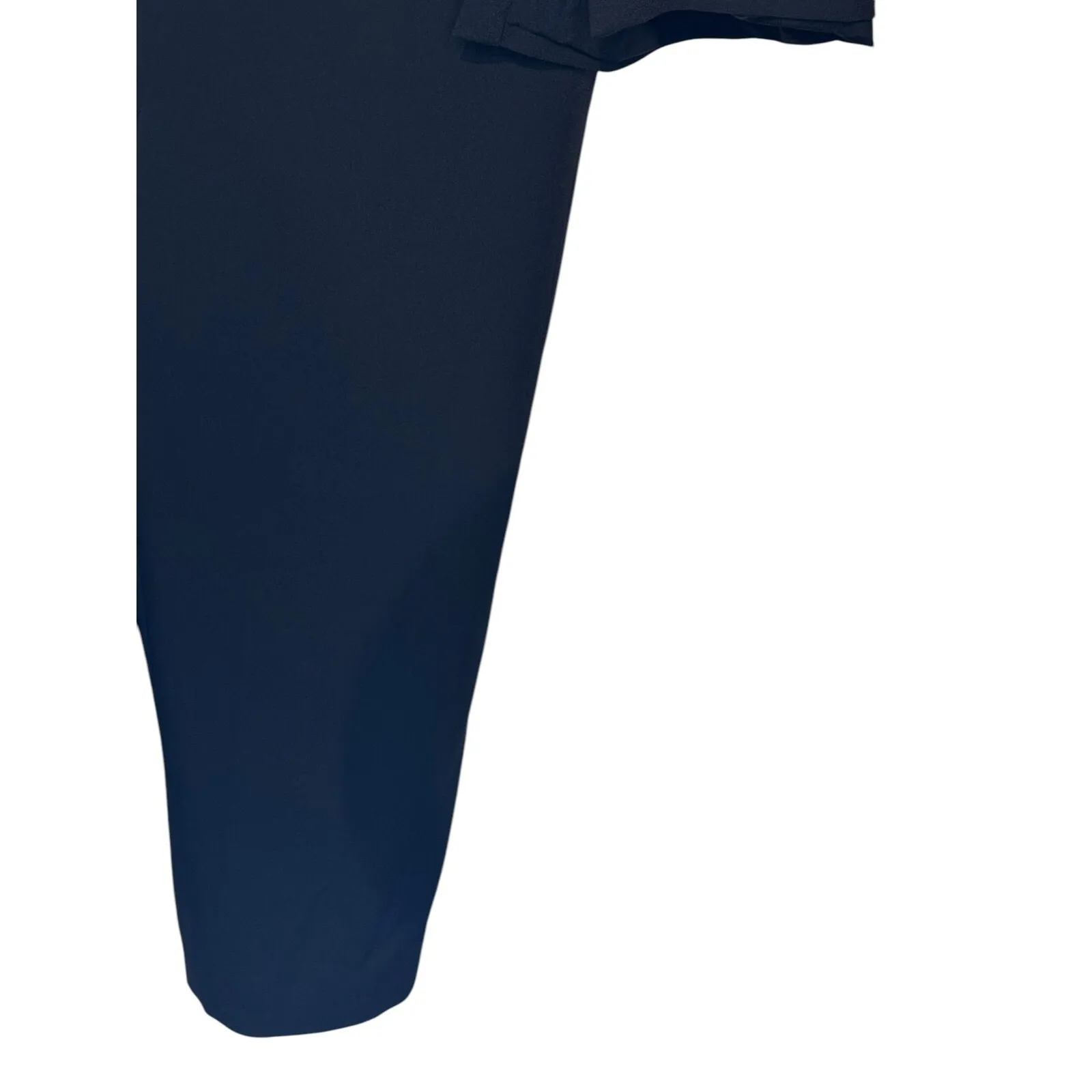 Banana Republic Women's Jumpsuit Wide‎ Leg 3/4 One Shoulder Black Size 12 Petite - Image 4