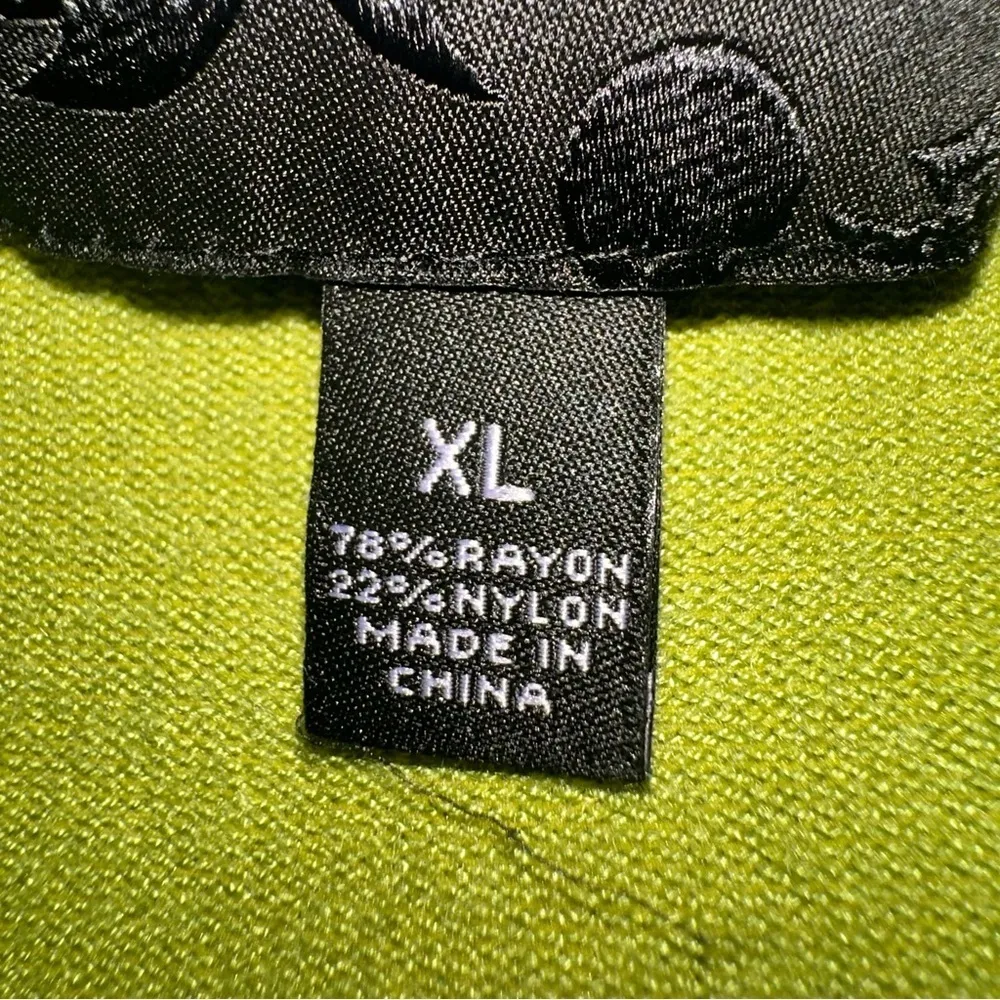 EUC INVESTMENT lady’s amazin bided job green color elbow sleeve  SHIRT Sz XL - Image 7