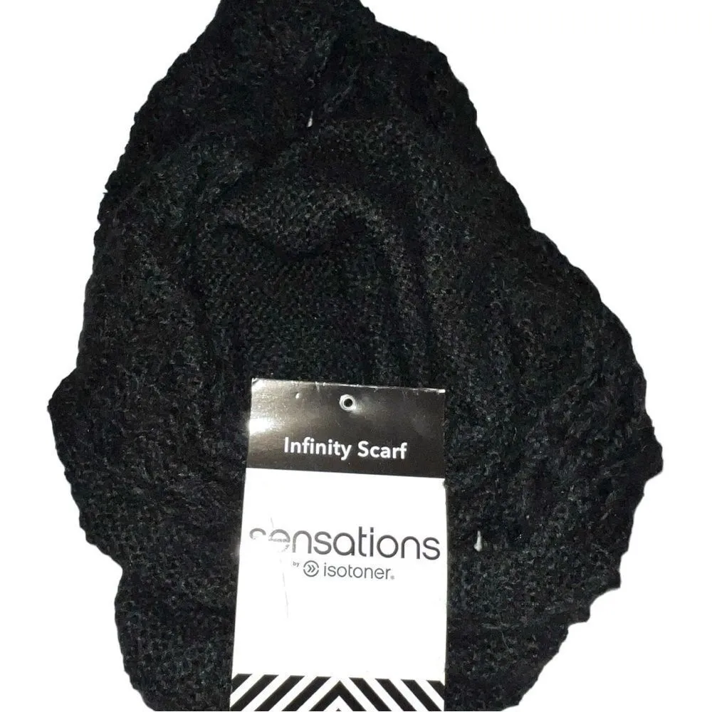 Isotoner black infinity scarf! New - Image 4