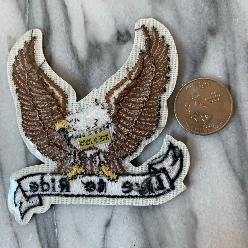 Live To Ride Biker Patch - Image 2