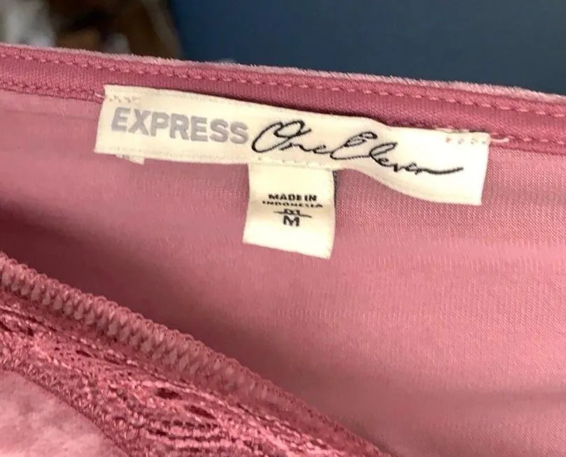 EXPRESS Velvet Romper - Image 3