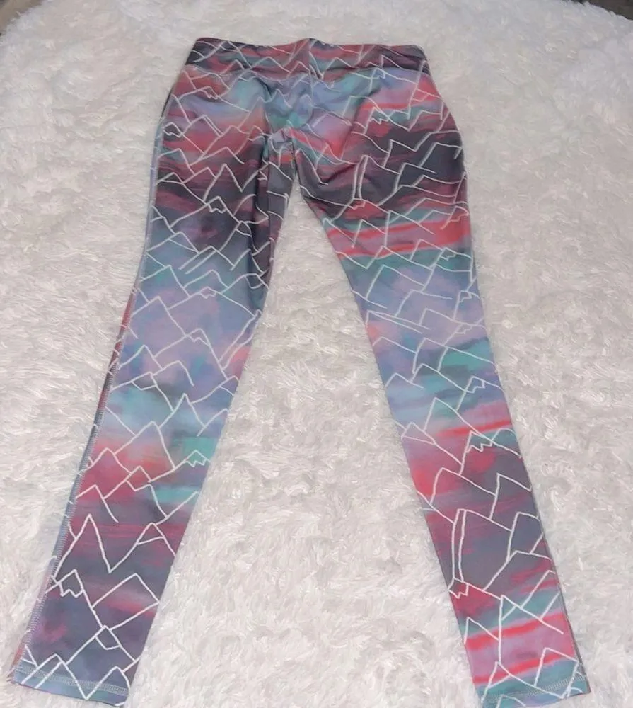 Leggings 29” Color Multi/White Size S Waist 14” EUC - Image 3